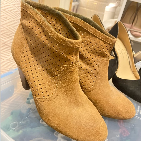 Suede Booties - Picture 1 of 3